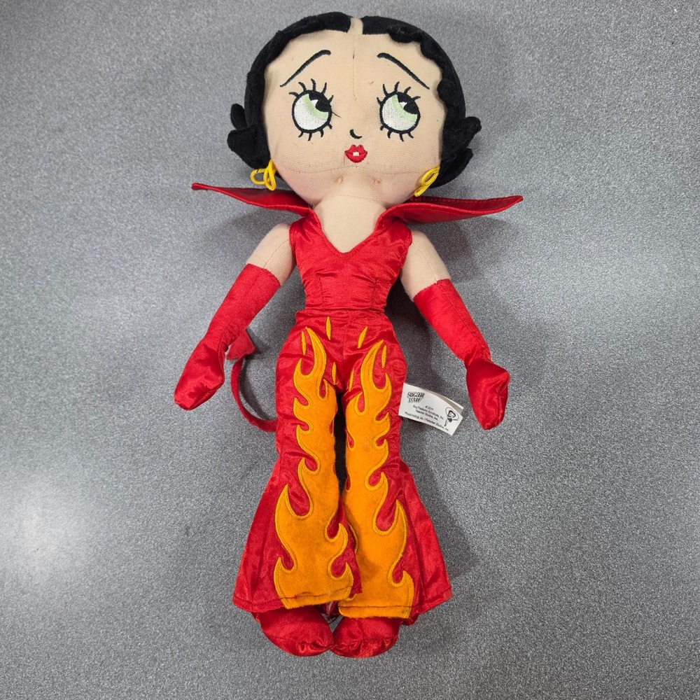Sugar Loaf Betty Boop Plush "16" Red Excellent Devil Flame Jumpsuit 2011